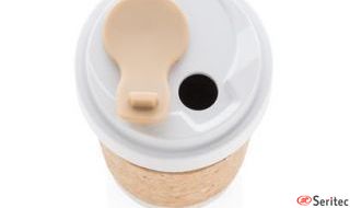 Lata promocional PLA 400ml con exterior de corcho